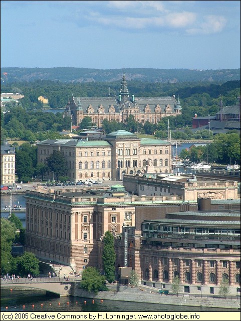 Riksdagen, Nationalmuseum and Nordiska Museum
