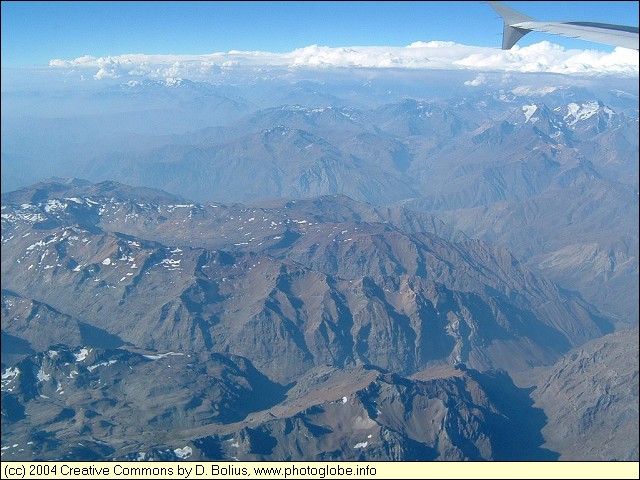 Flight from Santiago de Chile to Mendoza/Argentina