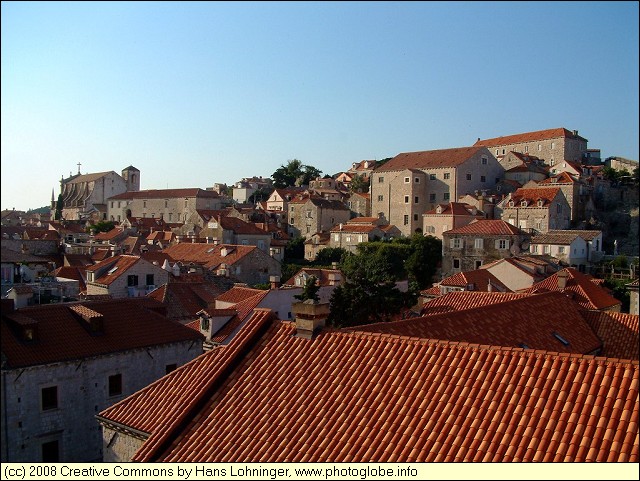 View over the Roofs of Dubrovnik