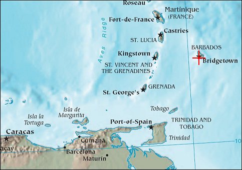 Map: Bridgetown Area