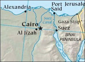 Map: Cairo from Envisat