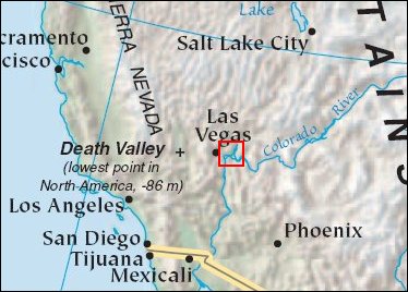 Map: Lake Mead