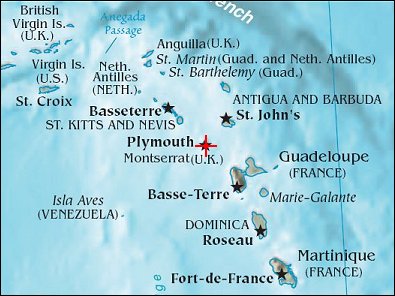 Map: Montserrat - 2001