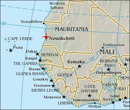 Map: Nouakchott