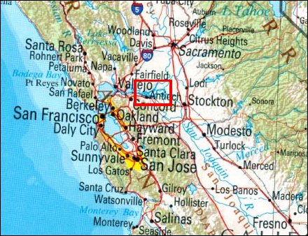 Map: Sacramento River Delta