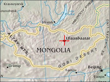 Map: Ulaanbaatar