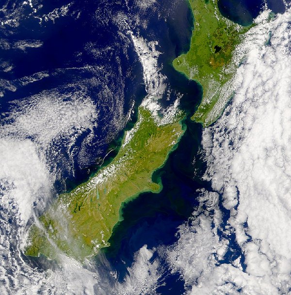 Runoff from Flooding in New Zealand
