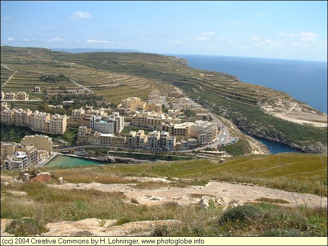 Xlendi seen from Above