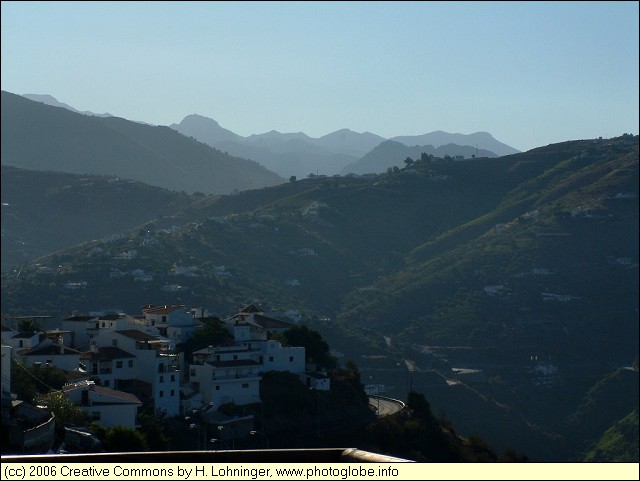 Sierra de Almijara seen from Corumbela