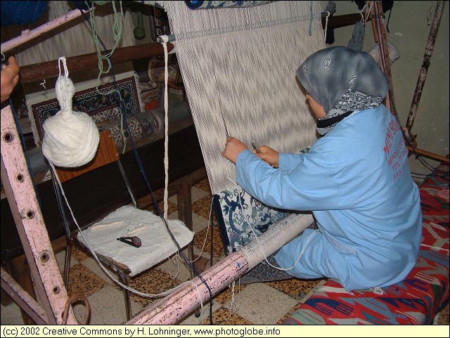 Carpet Maker in Houmt Souk