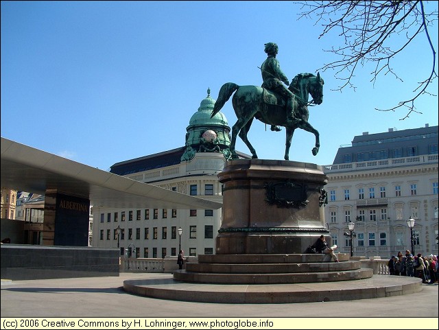 Entrance of the Albertina