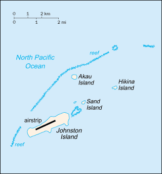 Map of Johnston Atoll