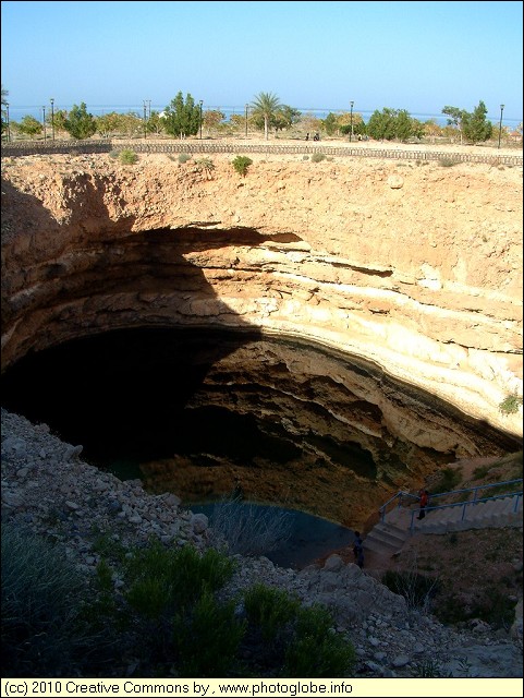 Sinkhole near Bimah